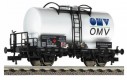5415 Fleischmann Tank car 'OMV' in service  with brake platform